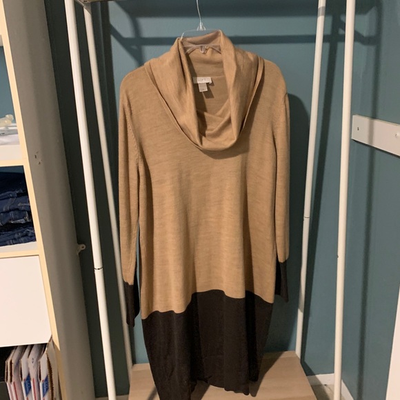 Color block Sweater Dress - Picture 1 of 6